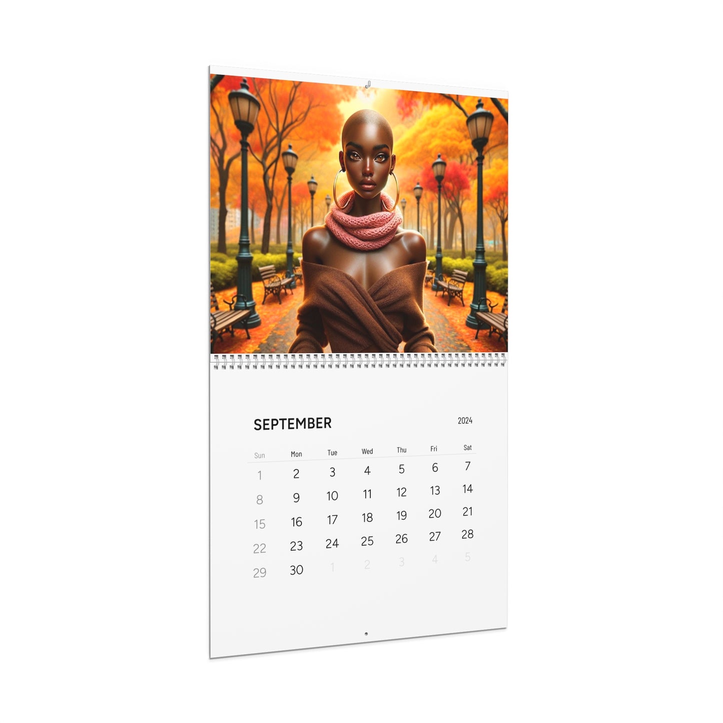 Unbounded Radiance: Celebrating African American Women Wall Calendar (2024)