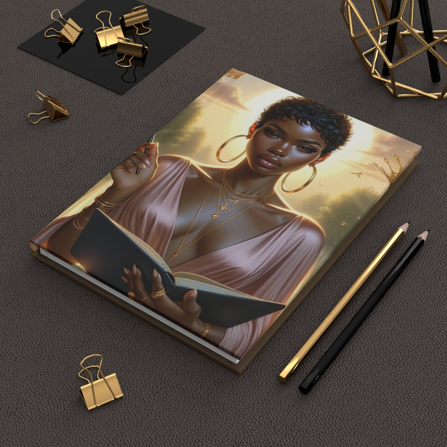 Empowerment Elegance: Writing Your Dream Story in Gold Journal